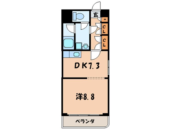 セジュネトーシの物件間取画像